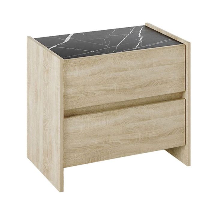 Gasper Melamine Sonoma Stone 55x36x49cm Nightstand