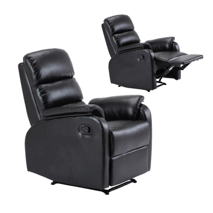 Comfort Ε-00019052 (Ε9732,2) Pu Black Massage Armchair