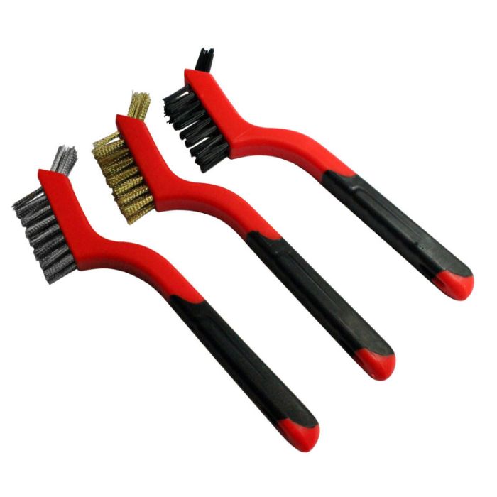 Dekton 3pcs Set Mini Wire Brush
