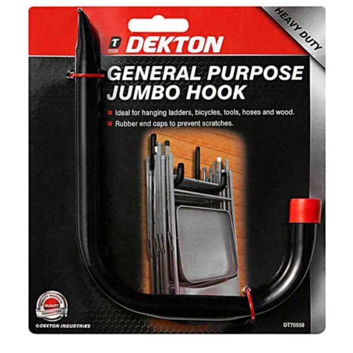 Dekton 1pc All Purpose Jumbp Heavy Duty Storage Hooks