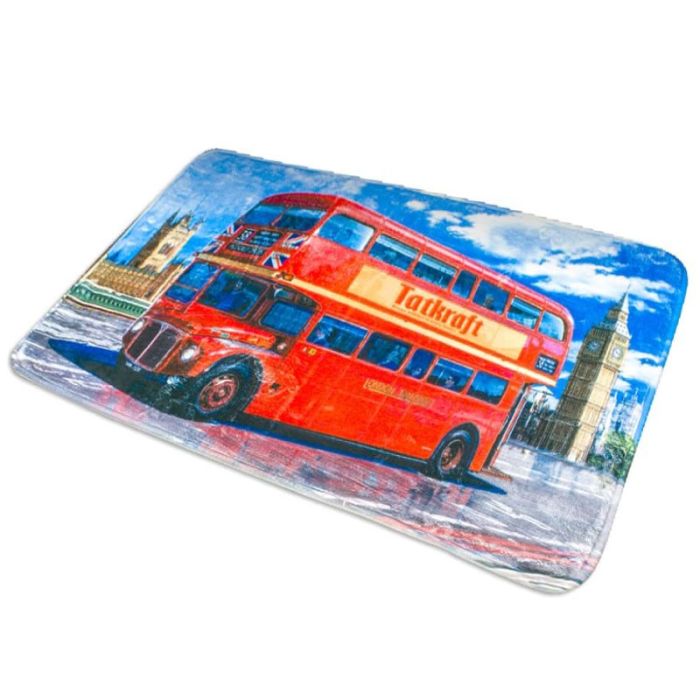 Tat 50x80cm London Bus Microfibers Toilet Mat