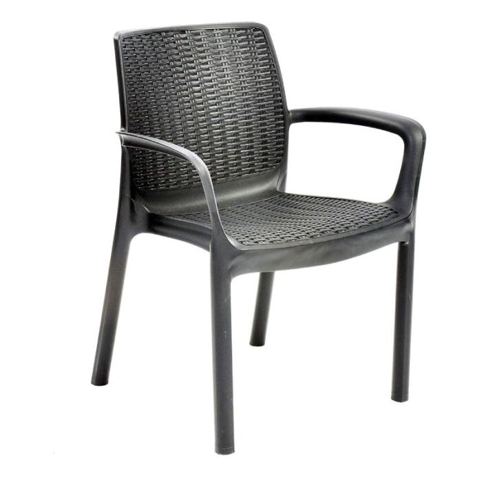 Keter Bali Graphite Plastic / Polypropylene Garden Chair