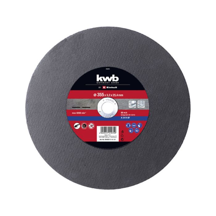 Einhell Kwb Metal Cutting Disc 14" 355x2x24.5mm