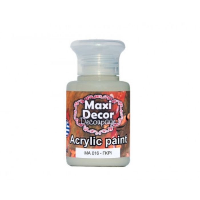 Maxi Decor 60ML Grey Acrylic Paint