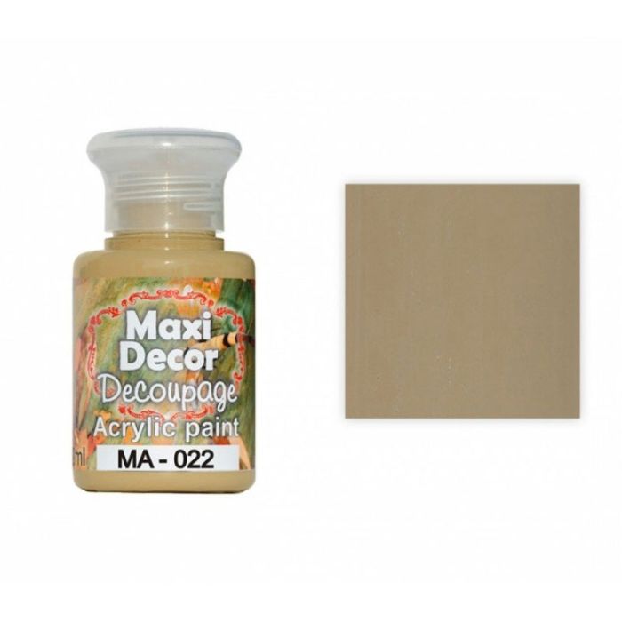 Maxi Decor 60ML Mocha Acrylic Paint