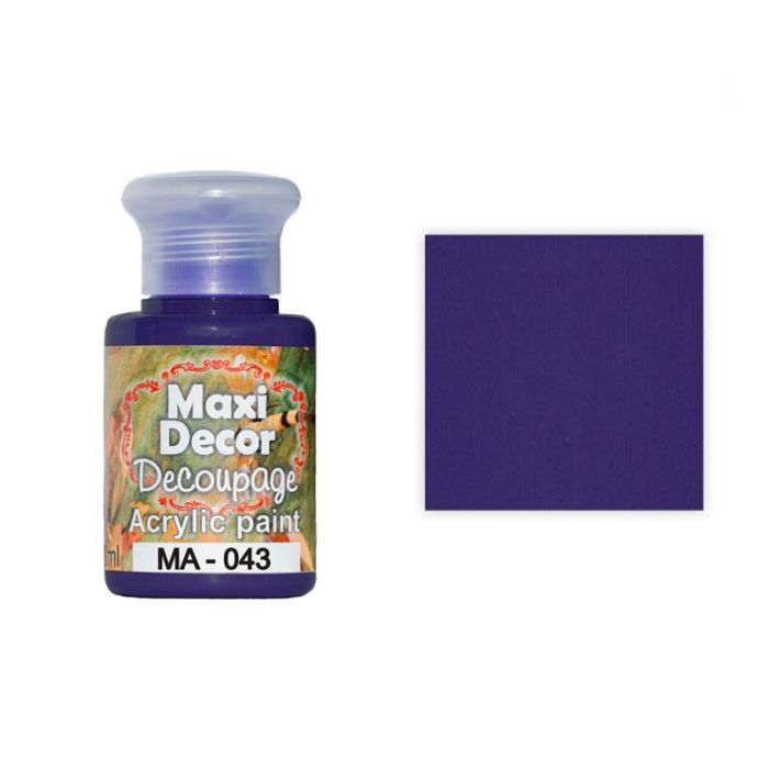 Maxi Decor 60ML Violet Acrylic Paint