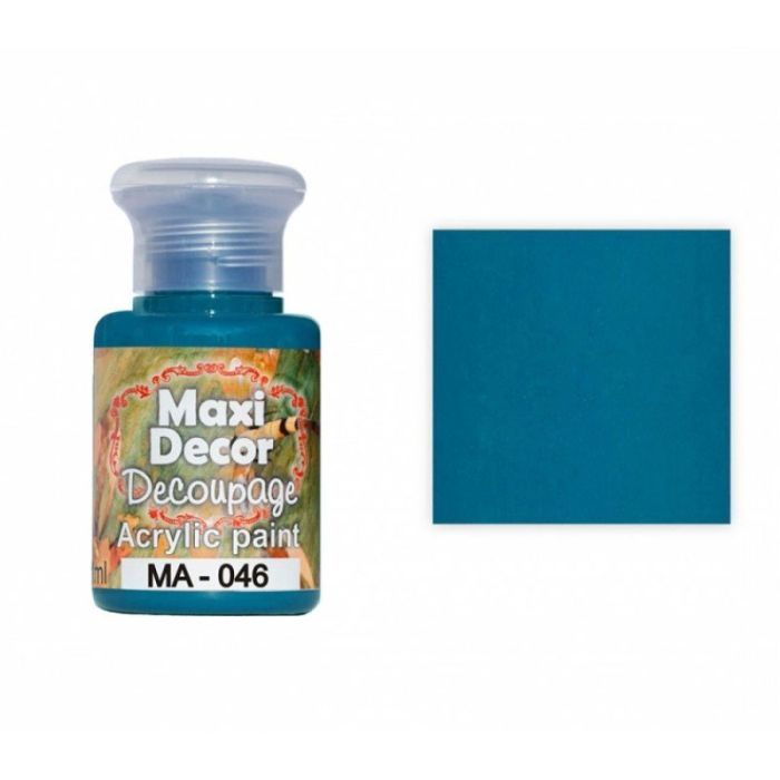 Maxi Decor 60ML Ocean Blue Acrylic Paint