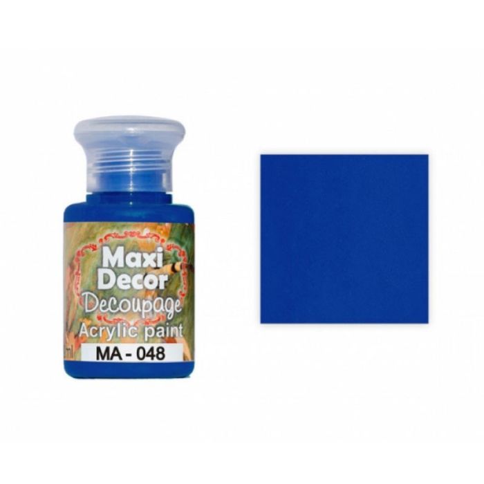 Maxi Decor 60ML Blue Acrylic Paint