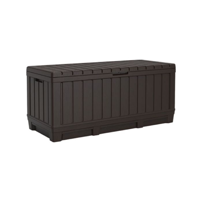 Keter Kentwood 350L Brown Garden Plastic Storage Box