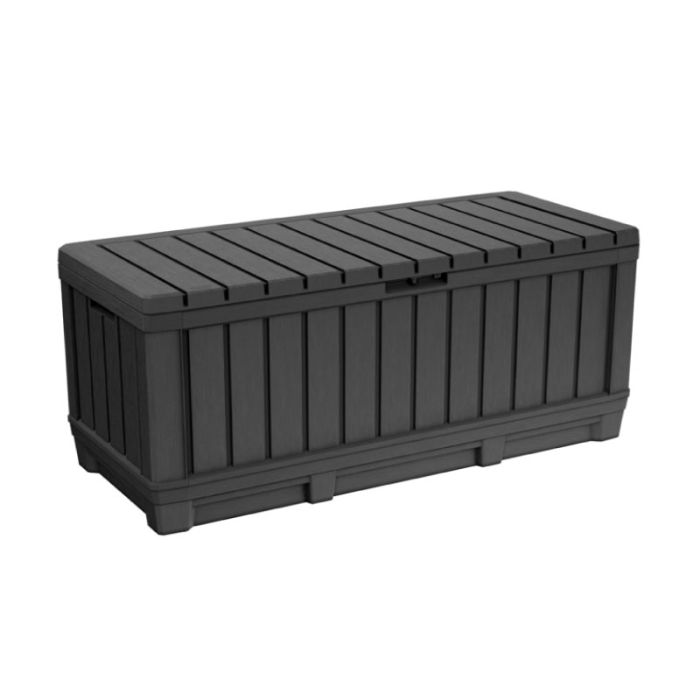 Keter Kentwood 350L Graphite Garden Plastic Storage Box