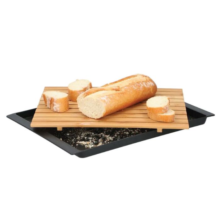 Alpina 38cm Wooden Bamboo Chopping Board