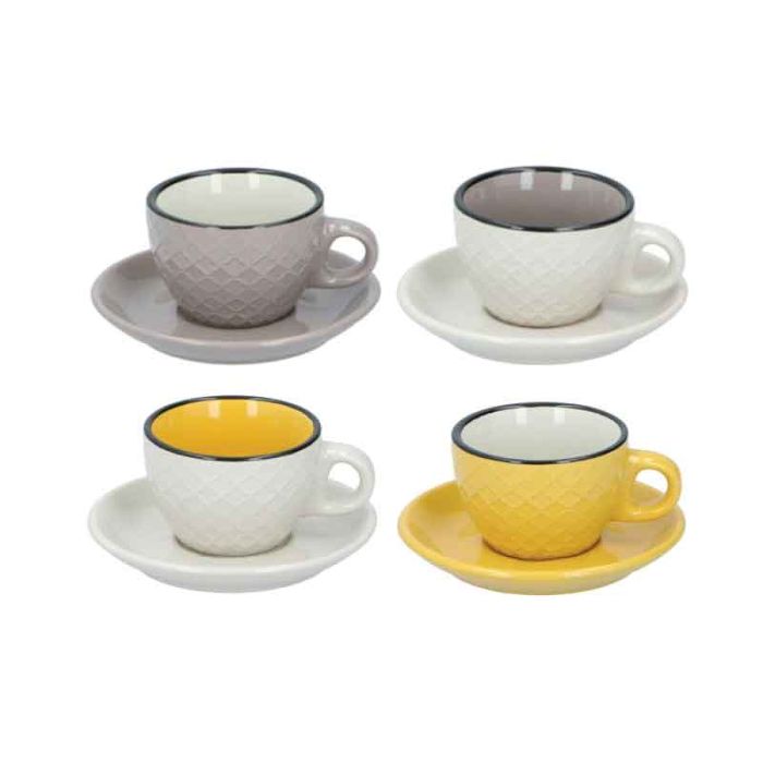 Alpina 8pcs Set Espresso Cups 200ml