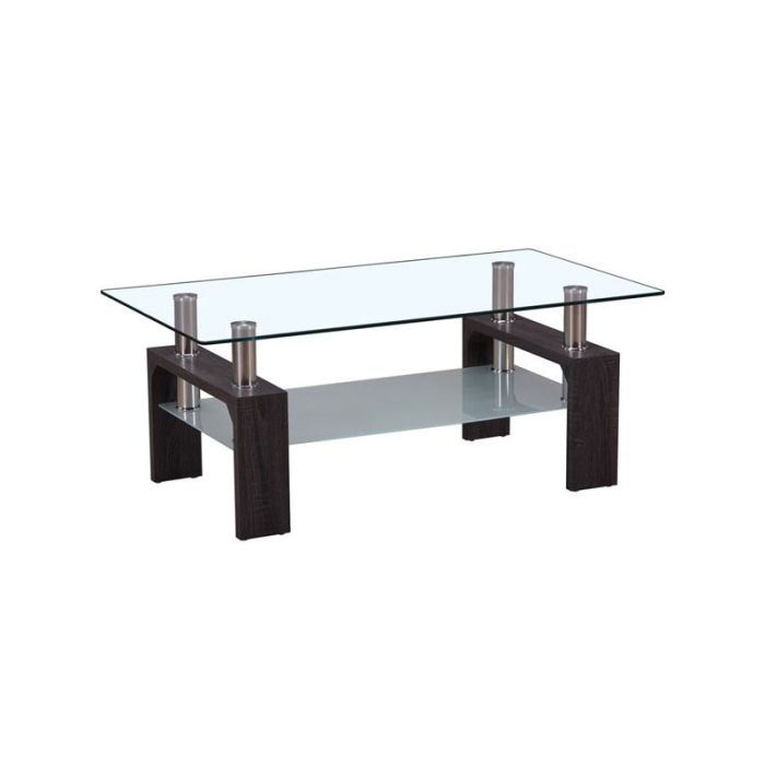 Cameron E-00009950 (EM950) Wenge Glass 110x60x45cm Coffee Table