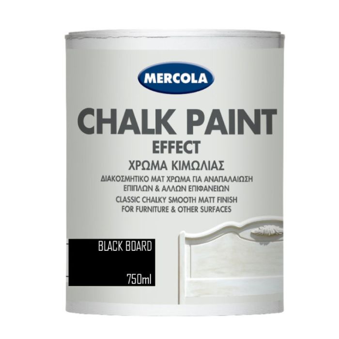 Mercola Matt Furniture Blackboard Chalk Paint 750ML