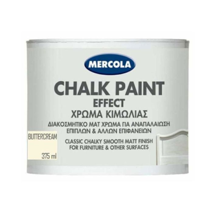 Mercola Matt Furniture Buttercream Chalk Paint 375ML