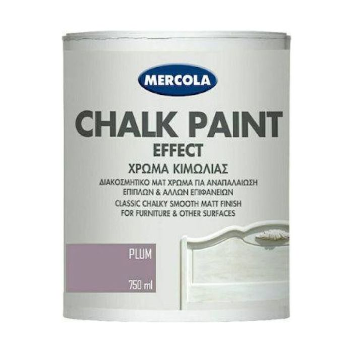 Mercola Matt Furniture Plum Chalk Paint 750ML