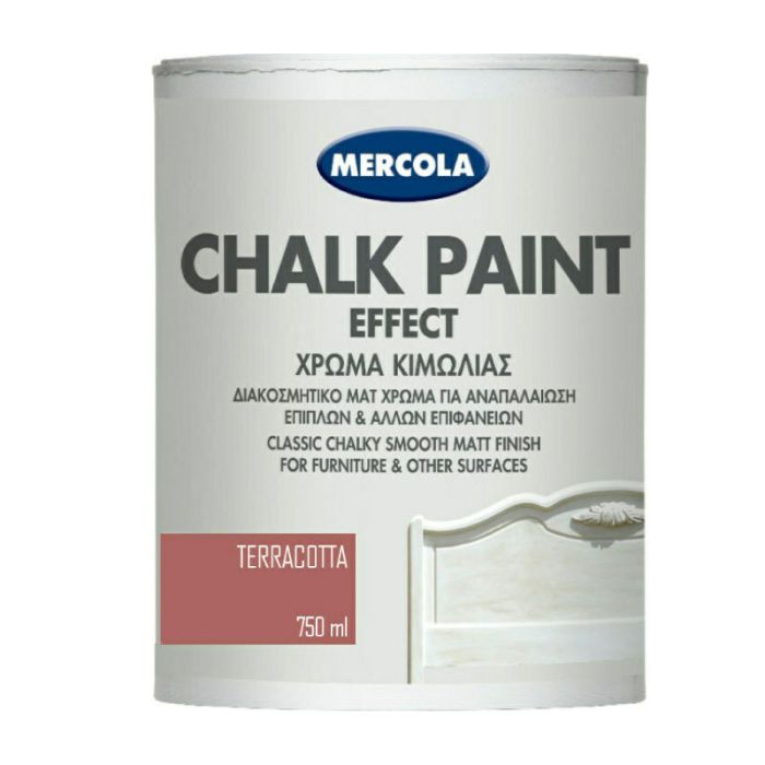 Mercola Matt Furniture Terracotta Chalk Paint 750ML