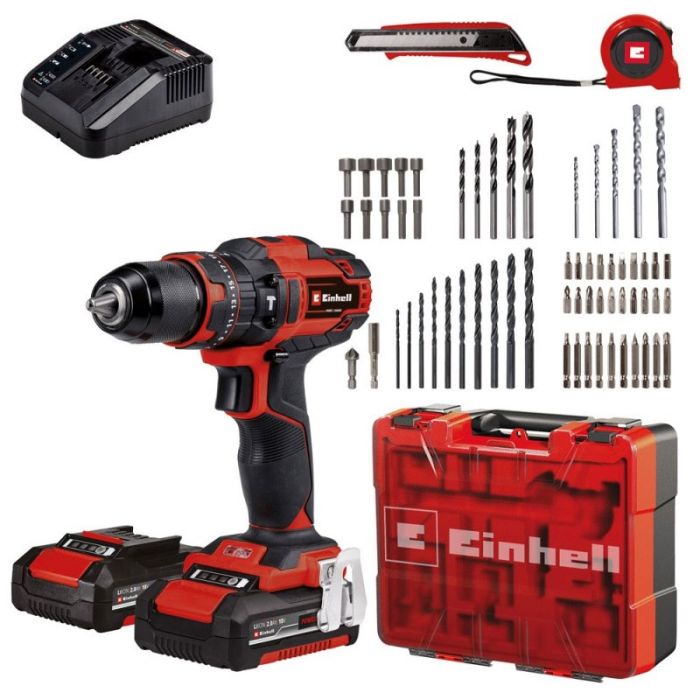 Einhell TE-CD 18/40 Li-I (2x1.5Ah Incl.) 18V Combi Drill - Kit