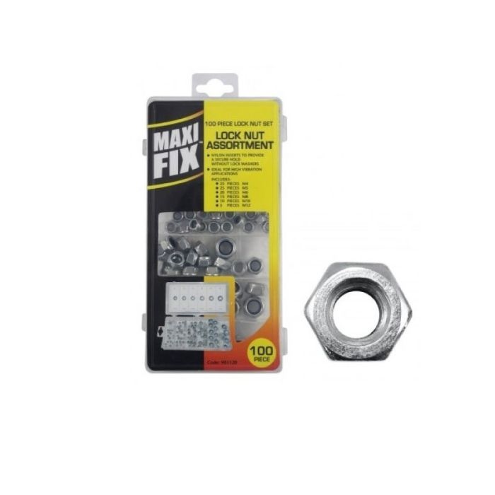 Maxfix 100pcs Set Lock Nuts