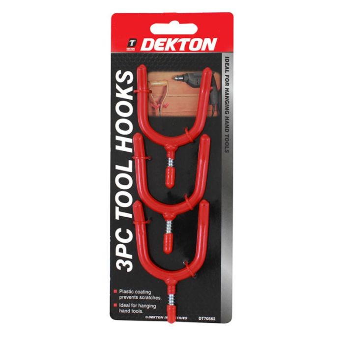 Dekton 3pcs Tool Heavy Duty Storage Hooks