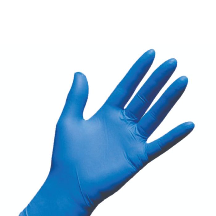 Unic Blue Nitrile One Use Gloves S 100pcs