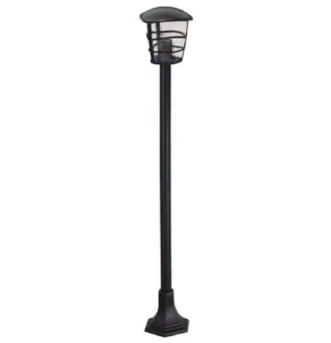 Eurolamp E27 Black Aluminum Plastic Outdoor Post Light