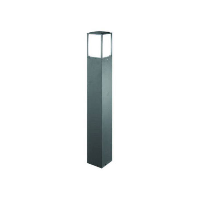 Eurolamp E27 Dark Grey ALuminum Column Outdoor Post Light