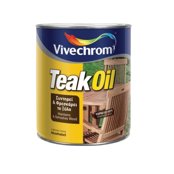 Vivechrom 750ML Teak Oil Wood Protection & Treatment