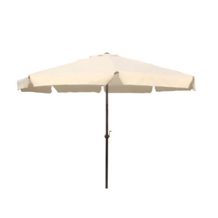 Fyl Garden Umbrella (Crank & Tilt) Brown Cream 2.5m