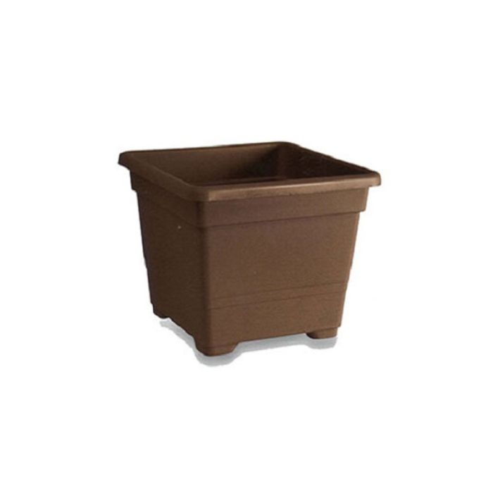 VS Begonia 40x40x30cm Bronze Plastic Square Flower Pot