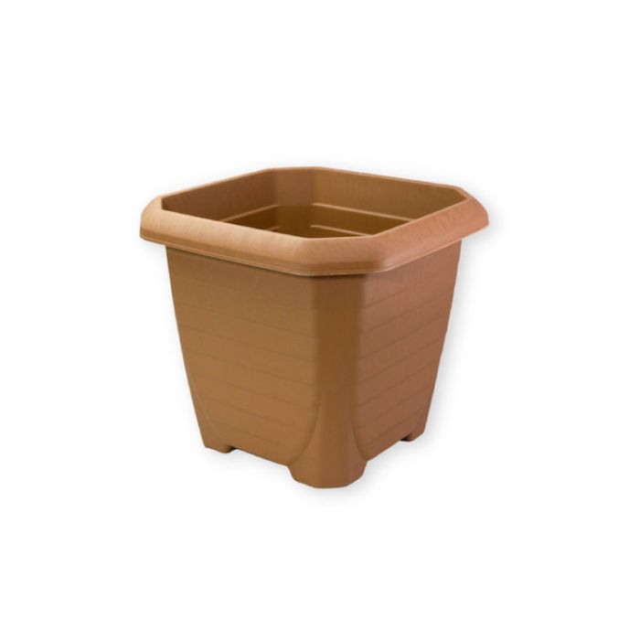 VS 44x44x44cm Terracotta Plastic Square Flower Pot