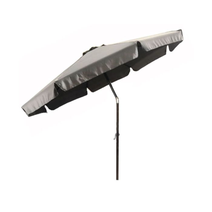 Fyl Garden Umbrella (Recall & Lift Mechanism) Steel Round Grey 2.5m