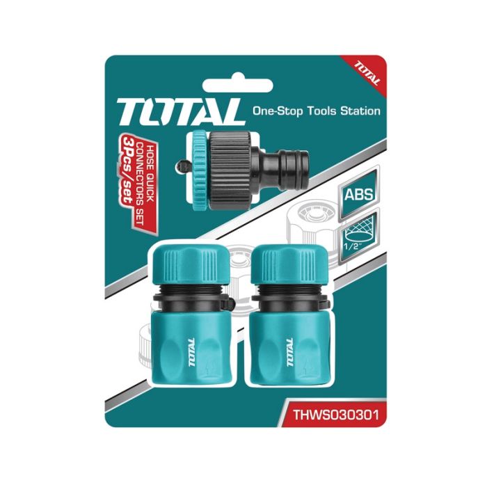 Total  TOT-THWS030 1/2" 3pcs Hose Quick Connectors