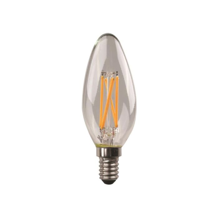 Eurolamp 4.5W 3000K (Warm White) Clear C37 E14 LED Bulb