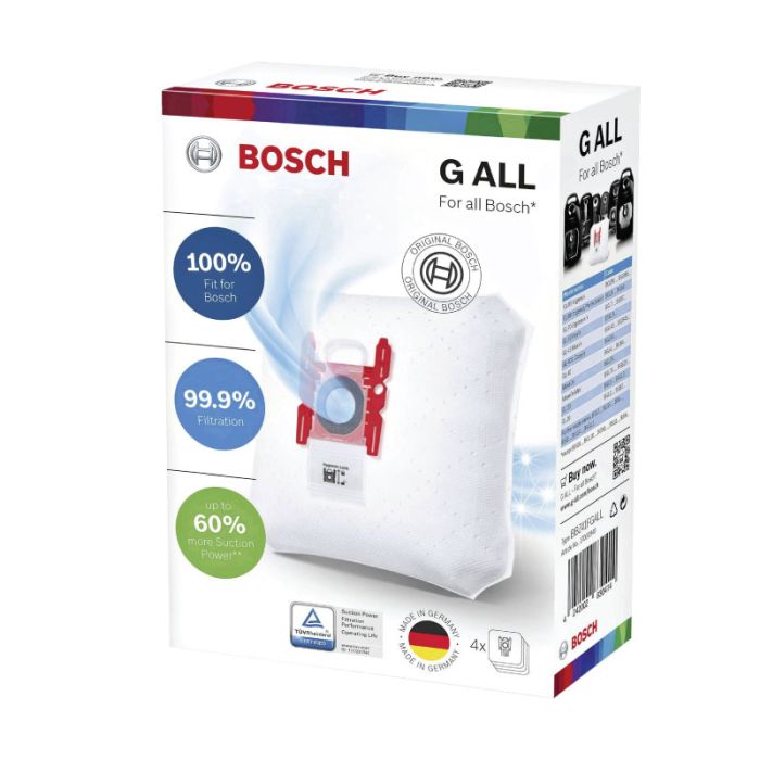 Bosch Haushalt 4pcs Set Dust Collector Bags for Vacuum Cleaners