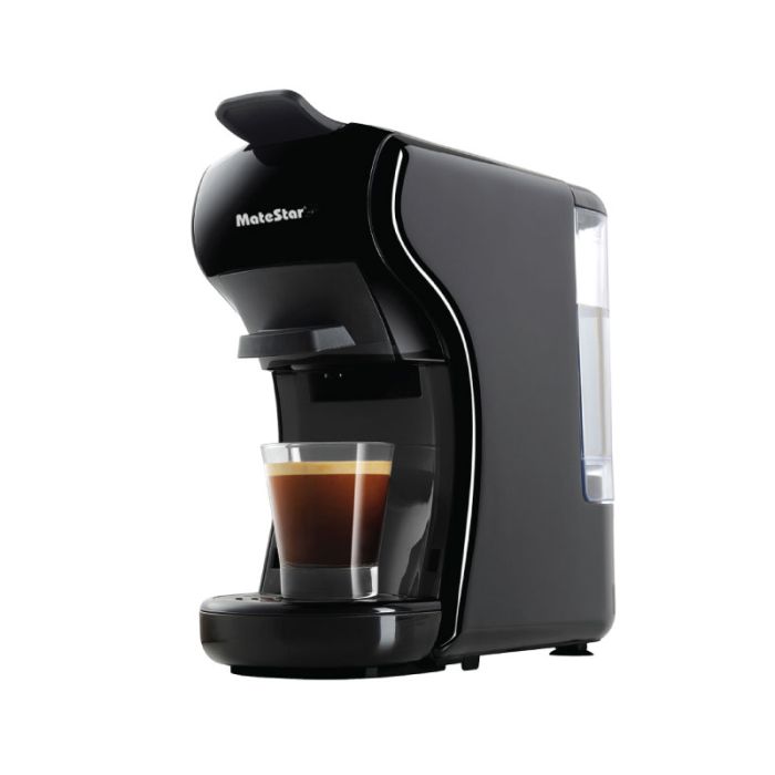 Matestar PLM-504BK Platinum 3In1 Black Nespresso System & Gift Coffee Grinder