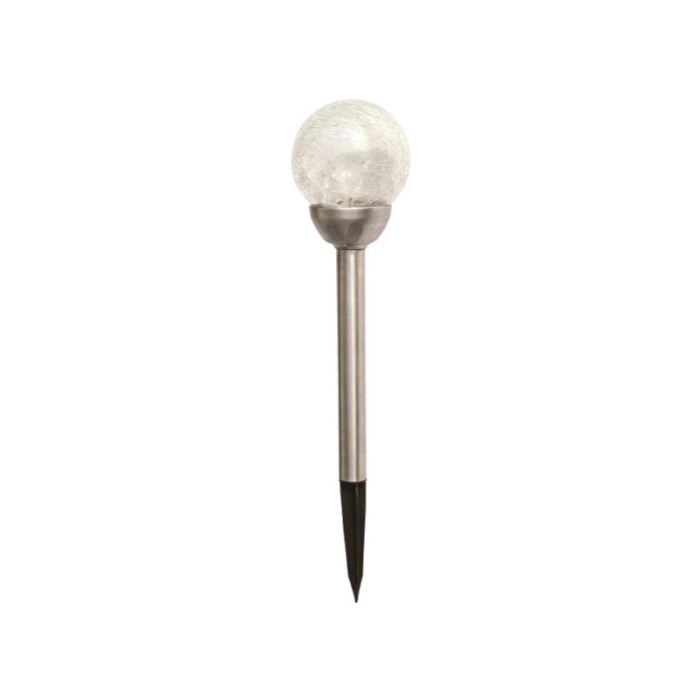 Eurolamp Stainless Steel 8x8x38.5cm Solar Outdoor Lighting