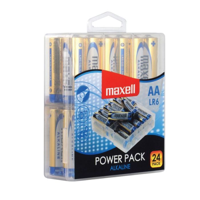 Maxell LR06 Αλκαλικές AA Μπαταρίες Συσκευασία των 24τεμ