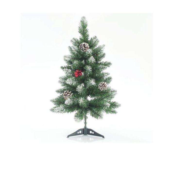 Eurolamp Snow Fir With Berry 600-30167 Χριστουγεννιάτικο Δέντρο 60cm