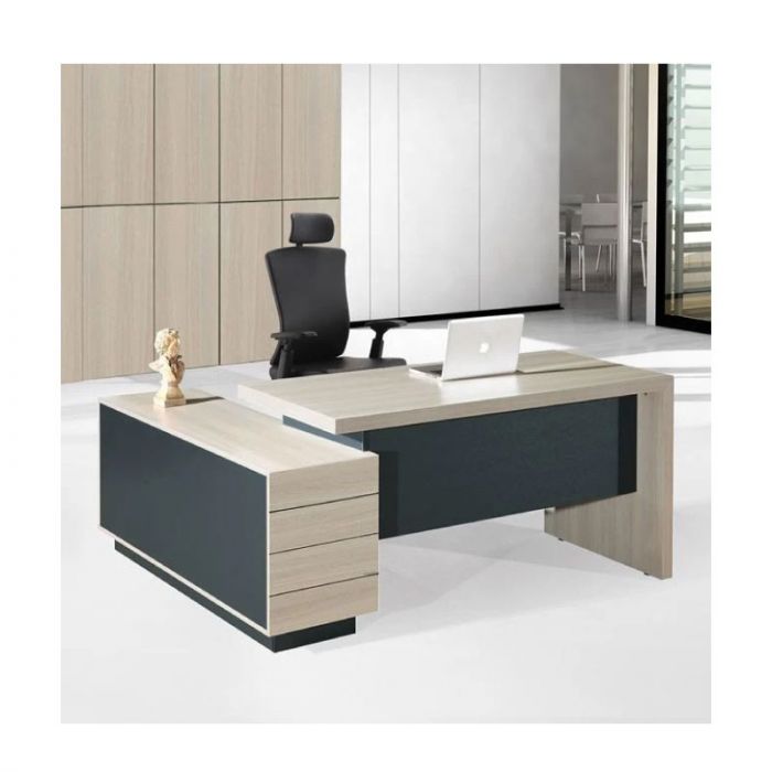 Office Desk Progress EO813.1 Elm/Grey 140x59x75cm