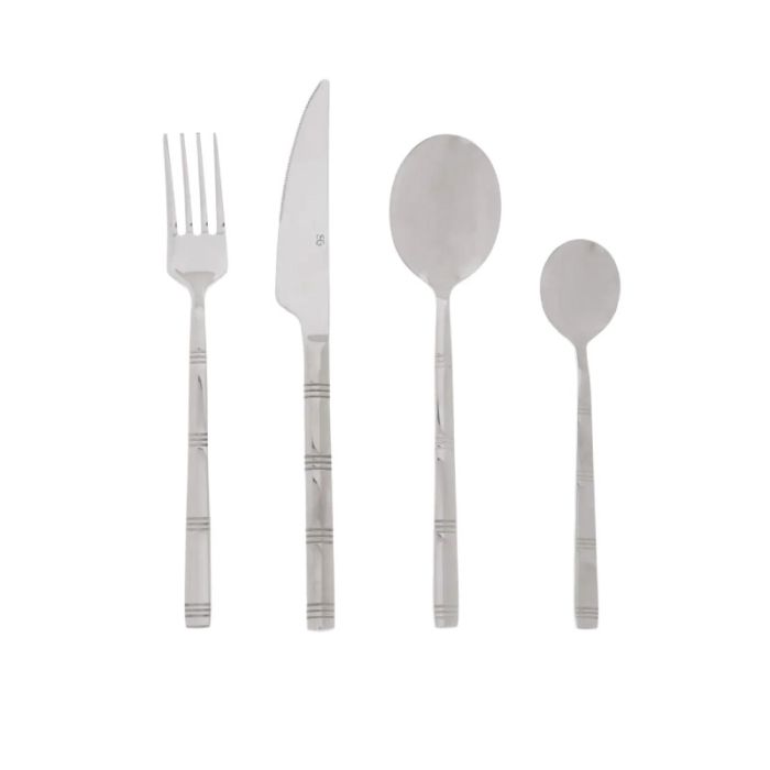 JJA Stainless Steel/Inox 24pcs Set Cutlery