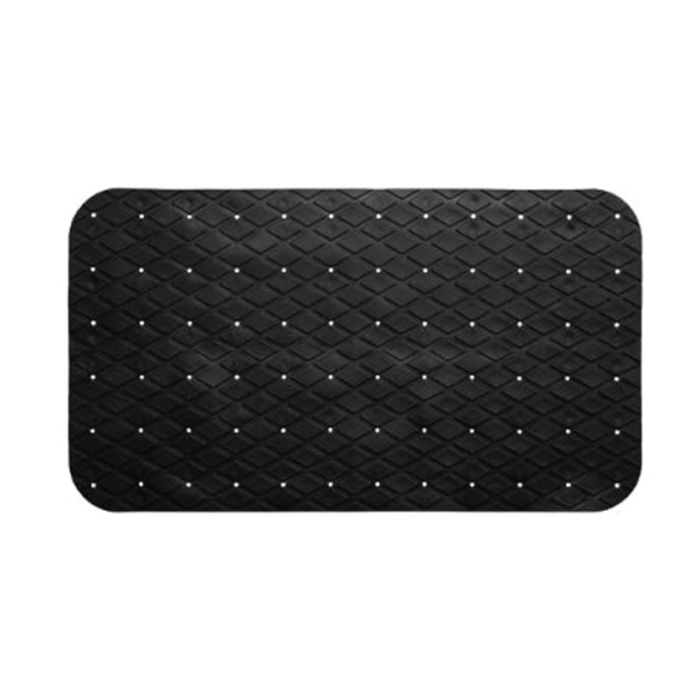 JJA Beton 70x35cm Black PVC Shower Mat