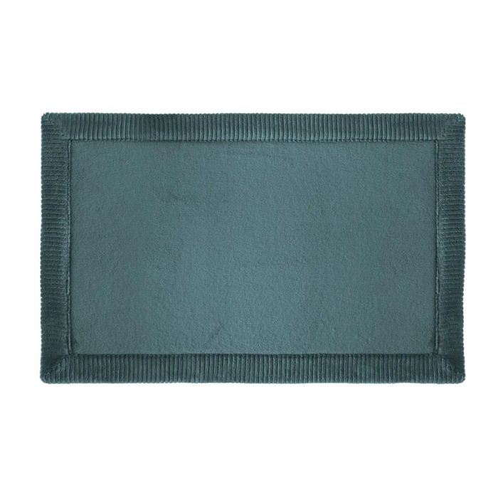 JJA Memphis Biscuit 80x50cm Petrol Foam Toilet Mat