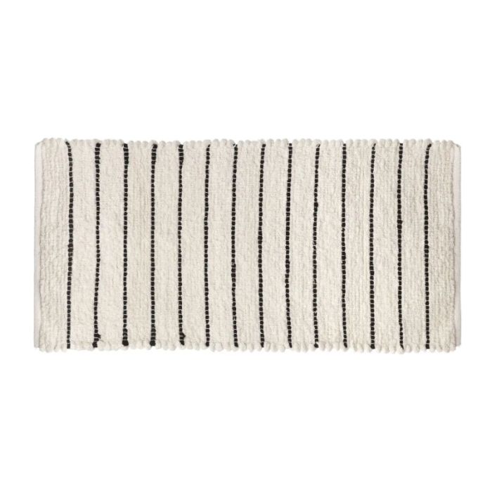 JJA 50x120cm Ecru Microfiber Toilet Mat