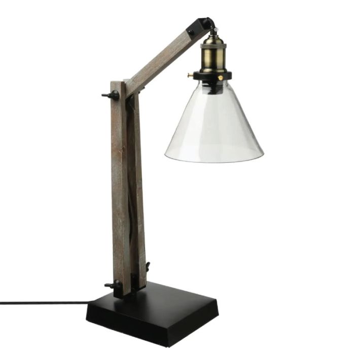 Table Lamp Alak Brown 37x18x59cm