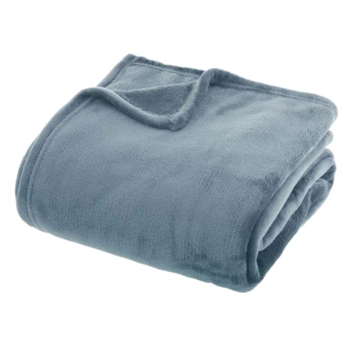 JJA 180x230cm Blue Plain Blanket