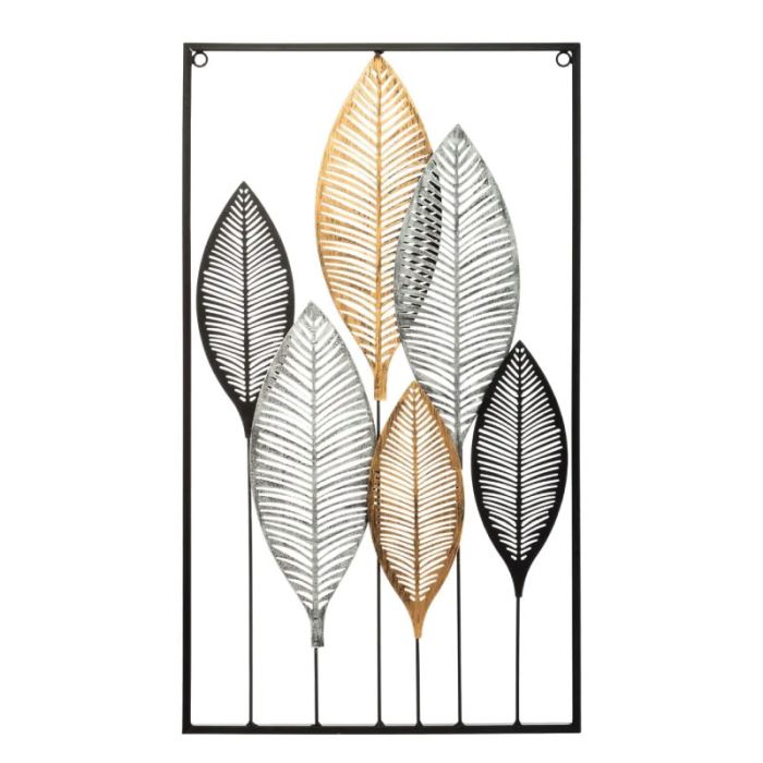 JJA Leaves 37x65cm Metal Wall Decoration