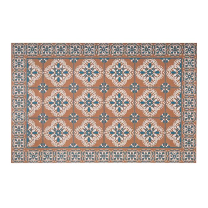 JJA Vinyl Tiles Mosaic Brown 30cm Placemat