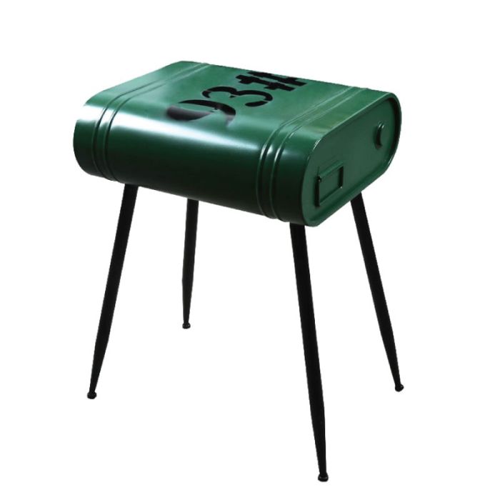 Delf 5 04-0696 Metal Green Black 30x41x48cm Side Table