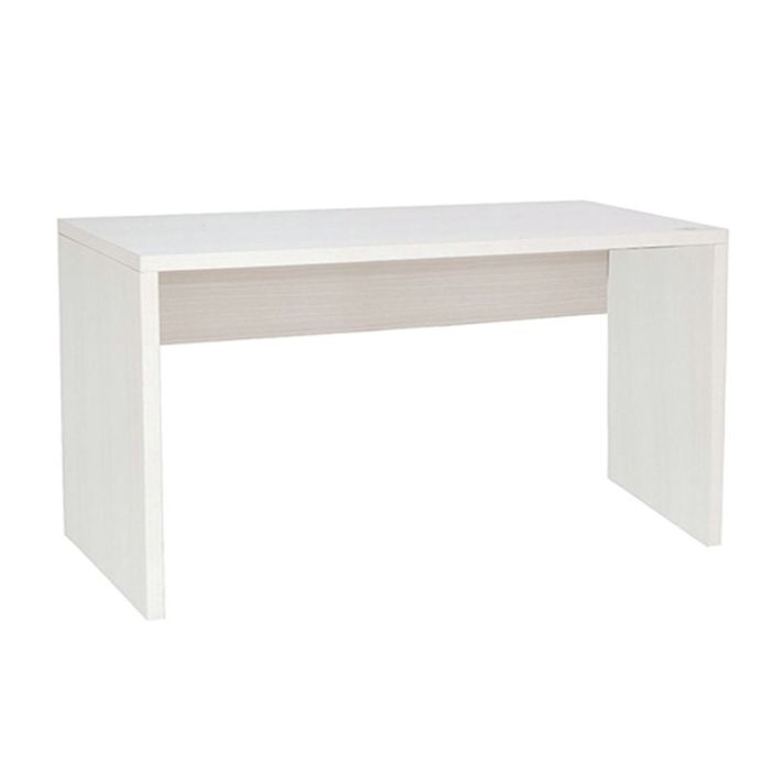 Office Desk Lines 24-0529 Melamine White 140x59x75cm